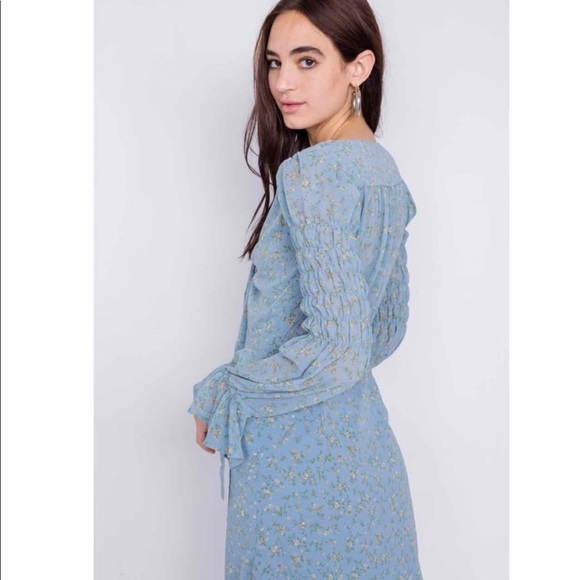 Long Sleeve Cocktail Boho Dress - Picture 2 of 4